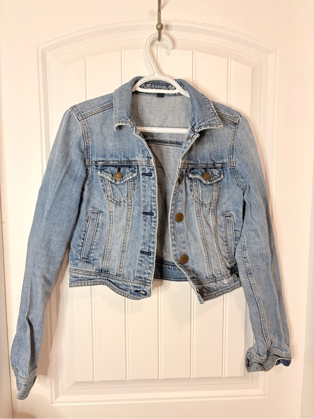 American Eagle Outfitters Light Blue Denim Jean Jacket